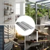 Hliníkový plochý profil so saténovým povrchom 30x3mm 20cm Náhľad obrázku produktu 3