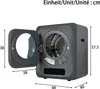 Merax Abgastrockner 3 kg (bis 4 kg), 850 W, Trockner mit 6 Produktbild-Vorschau 11