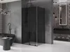 Mexen Velar Duschkabine 100x85cm Graphit Schwarz Schiebetür Produktbild-Vorschau 2