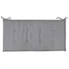 vidaXL Coussin pour banc de jardin Gris 100x50x3 cm Tissu Voir les images du produit 11