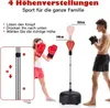COSTWAY punching ball 140-158cm regolabile in altezza, set Anteprima dell’immagine prodotto 3