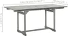 Table à manger de jardin en acacia gris 120-170 x 75 x 80 Voir les images du produit 8