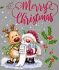 Merry Christmas Santa Rentier Wunschliste Mistelzweig - Produktbild-Vorschau 3