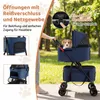COSTWAY 3 w 1 składany wózek dla psów, buggy dla psów 2 Podgląd zdjęcia produktu 6