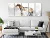 Vlies Leinwandbild - Fiery Steed (5 Parts) Narrow 100x40 cm Produktbild-Vorschau 2