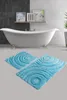 Mijolnir, Wave - Turchese, tappetino da bagno, turchese, Anteprima dell’immagine prodotto 1