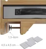 Relaxdays Nachttisch klemmbar, 2er Set, Bambus, HxBxT: 14 x Produktbild-Vorschau 5