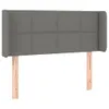 vidaXL Kopfteil mit Ohren Dunkelgrau 83x16x78/88 cm Stoff - Produktbild-Vorschau 3