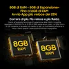 Marketing image highlighting RAM expansion technology for a smartphone. Produktbild-Vorschau