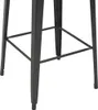 vidaXL Barový stůl černý 60×60×108 cm Masivní borovice a Náhled obrázku produktu 4
