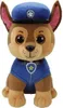 A plush toy dog wearing a police uniform and hat. Voir les images du produit