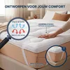 CASABEL Cloud Matras Topper 150 x 200 cm Extra Dik in Productafbeelding-voorbeeld 4