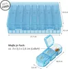 WELLGRO Tablettenbox für 7 Tage - Pillendose je 3 Fächer Produktbild-Vorschau 2