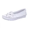 Gemini Damen Slipper Ballerina Leder Cutouts Blumenmuster Produktbild-Vorschau 13