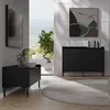 Kommode mit Schubladen Liam 1D3S 125 Schwarz Produktbild-Vorschau 3