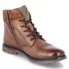 Bugatti Herren Schnürstiefeletten/ Boots Braun Glattleder  Produktbild-Vorschau 5