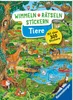 Wimmeln, Rätseln, Stickern Tiere Produktbild-Vorschau 7