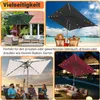 Bettizia Parasols Parasol de balcon 210 x 140 cm Voir les images du produit 5