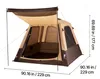 Tenda da campeggio VEVOR per 4 persone, tenda familiare Anteprima dell’immagine prodotto 8