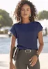 LASCANA Kurzarmshirt blau Größe 44/46 Produktbild-Vorschau 5