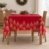 Weihnachtstischdecke mit Weihnachtsbäumen, rechteckig, 140 Produktbild-Vorschau 7