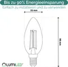 LUMILED 10er Set LED Lampe Ultraeffizient B35 E14  2,2W Produktbild-Vorschau 5