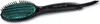 A black and teal Rowenta hair straightening brush on a white background. Produktbild-Vorschau