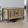 Relaxdays Szafka na kuwetę dla kota, zamek, przegroda, Podgląd zdjęcia produktu 6