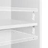 Diagram showing how to adjust the shelves in a cabinet. Produktbild-Vorschau