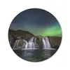 MuchoWow® Mauspad Mousepad Nordlicht - Wasserfall - Island Produktbild-Vorschau 1