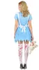 Alice-Horrorkostüm Halloween-Damenkostüm blau-weiss - M Produktbild-Vorschau 5