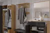 1-türiger Kleiderschrank Dąb Craft / Lava, 60 × 199 × 40 cm Produktbild-Vorschau 2
