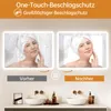 Badspiegel-mit-Beleuchtung 150x70cm - Badezimmerspiegel LED Produktbild-Vorschau 4