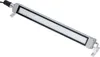 A silver LED machine light with a black frame and white LEDs is shown against a white background. Podgląd zdjęcia produktu