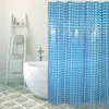 MSV 141050 - PVC Cortina de Ducha de plástico Azul Oscuro Produktbild-Vorschau 4