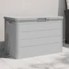 vidaXL Outdoor-Kissenbox Grau 77,5x44,5x53 cm Polypropylén Náhľad obrázku produktu 2
