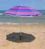gestreifter Sonnenschirm Sonnenschutz UV-Schutz UPF 50+ Produktbild-Vorschau 5