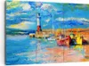 Bild auf Leinwand - Leinwandbild - Leuchtturm Meer - Produktbild-Vorschau 1