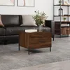 vidaXL Couchtisch Braun Eichen-Optik 50x50x40 cm Produktbild-Vorschau 2