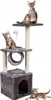 Three cats are interacting with a multi-level cat tree. Náhľad obrázku produktu