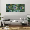 Bilder auf glas - Einteilig - Pfauen Feder Makro - 120x50cm Produktbild-Vorschau 6