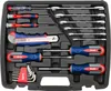 A tool kit laid out in a black plastic case. Náhled obrázku produktu