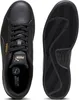 A pair of black Puma Smash 3.0 L sneakers, shown from a top-down view and a sole view. Podgląd zdjęcia produktu