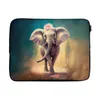MuchoWow® Laptop Hülle 15 Zoll Elefant - Tiere - Malen - Produktbild-Vorschau 1