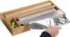 LS-LebenStil 4-fach Holz Folienspender Bambus Schubladen Produktbild-Vorschau 5
