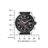 Uhr, Analog, Chrono, Schwarz, Schwarz Produktbild-Vorschau 5
