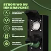 MONZANA® Gartensteckdose 2fach IP44 Metallspieß Garten Produktbild-Vorschau 3