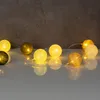 15er Lichterkette Ø4cm LED Kugeln Girlande Lampions Produktbild-Vorschau 5