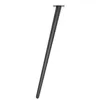A single black furniture leg is shown against a white background. Voir les images du produit