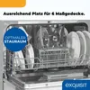 Exquisit Geschirrspüler GSP5206-030D silber | Spülmaschine Produktbild-Vorschau 8